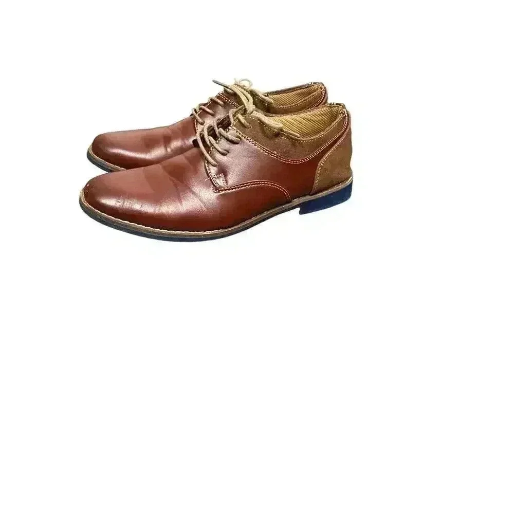 Deer Stags Mens Jax Brown Dress Shoes Oxford Lace up Size 5